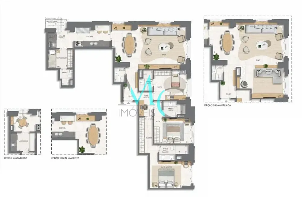 Apartamento, 3 quartos, 177 m² - Foto 88