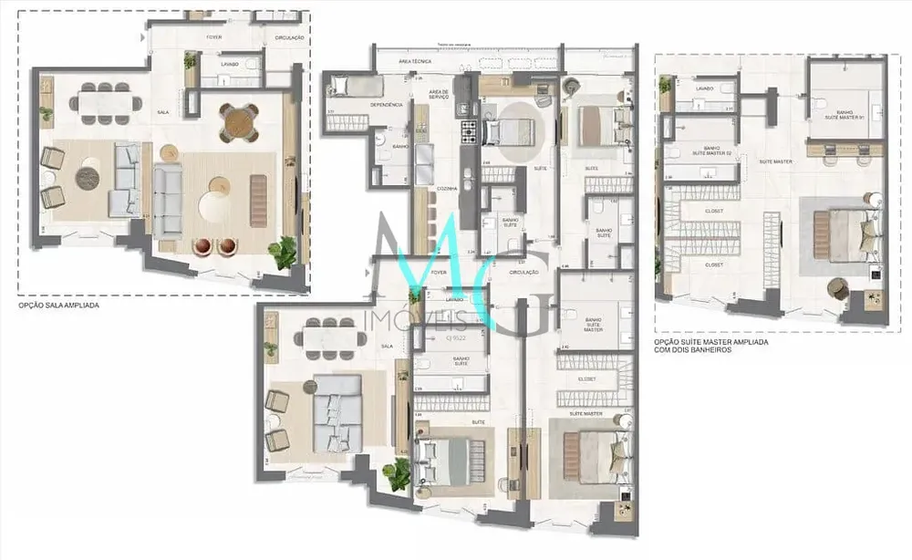 Apartamento, 3 quartos, 177 m² - Foto 109