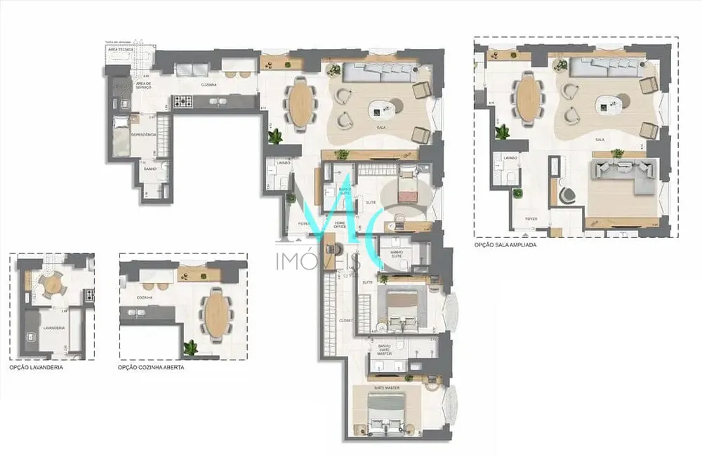 Apartamento, 3 quartos, 177 m² - Foto 89