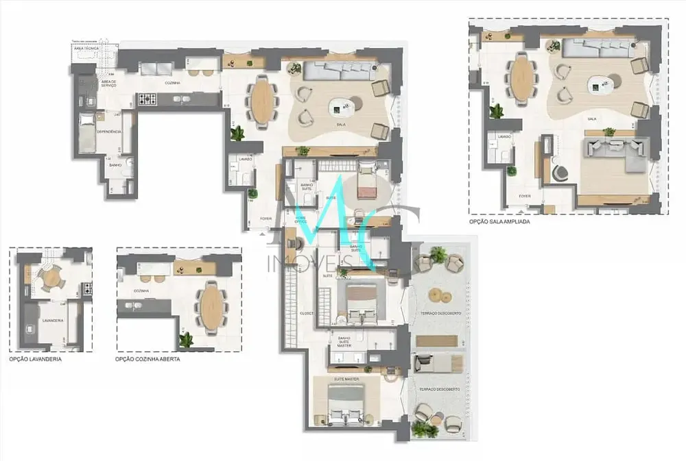 Apartamento, 3 quartos, 177 m² - Foto 101