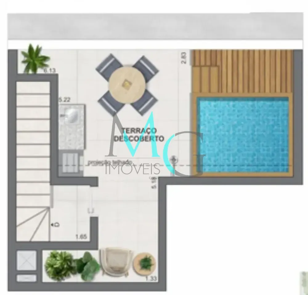 Apartamento, 1 quarto, 31 m² - Foto 38