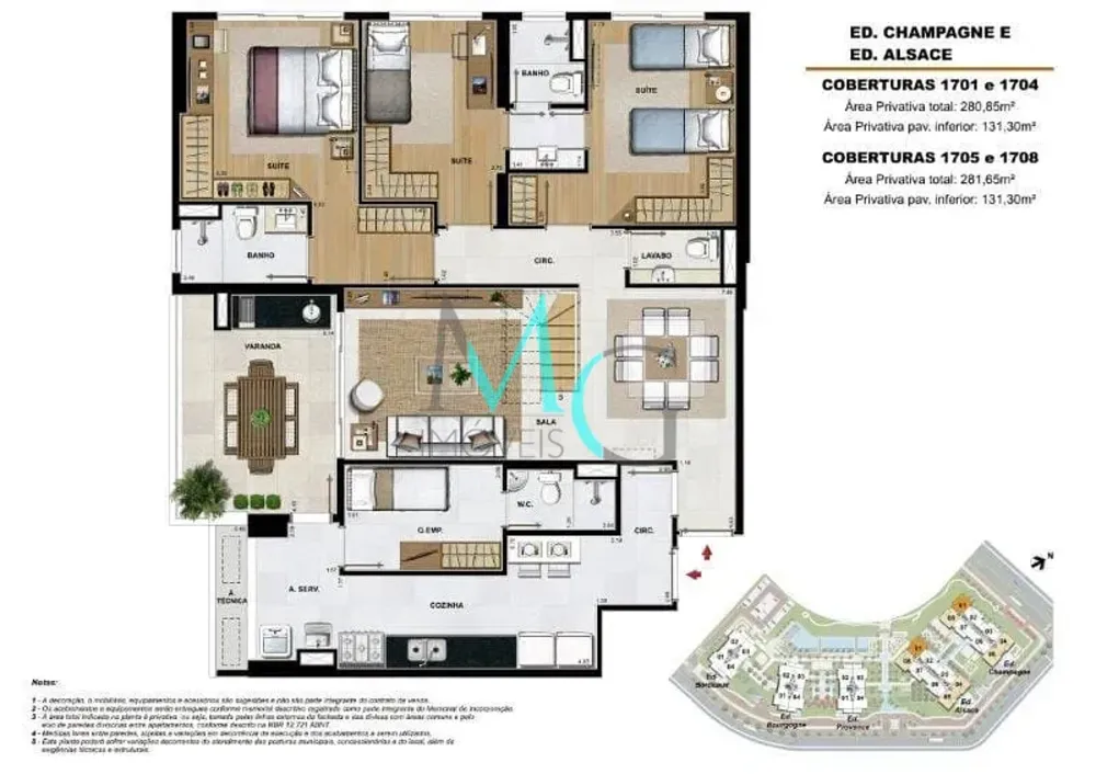 Apartamento, 3 quartos, 134 m² - Foto 21