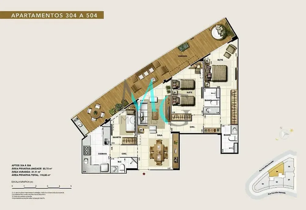 Apartamento, 2 quartos, 117 m² - Foto 34