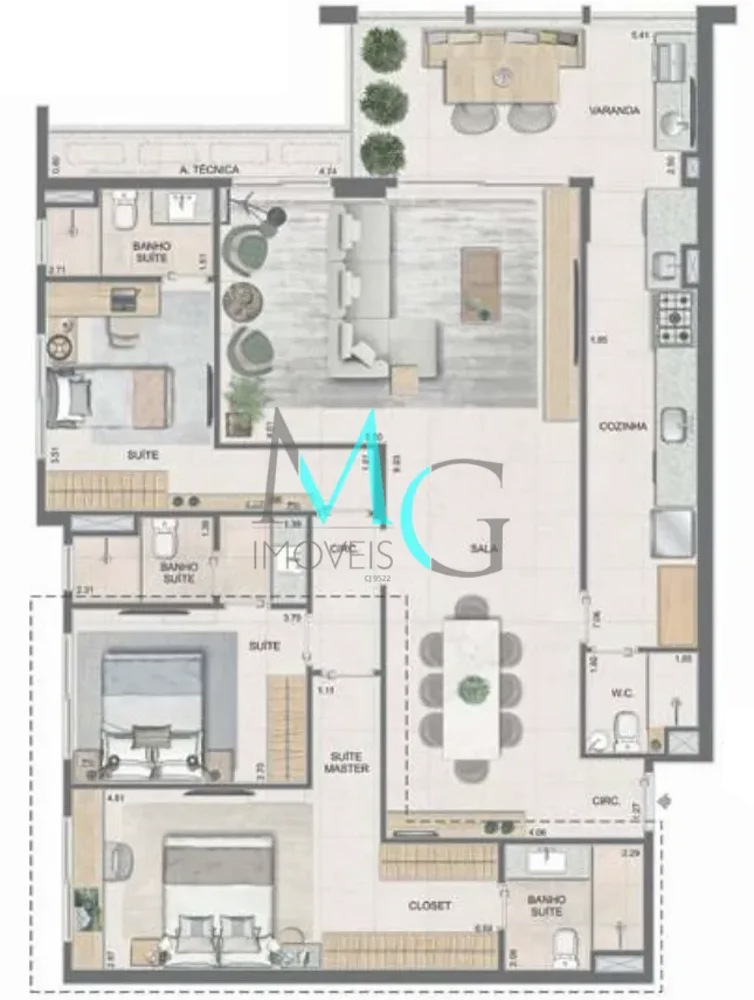 Apartamento, 2 quartos, 76 m² - Foto 15