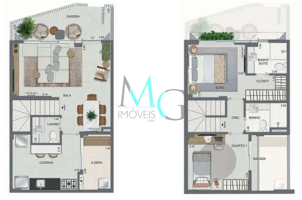 Casa, 2 quartos, 88 m² - Foto 26