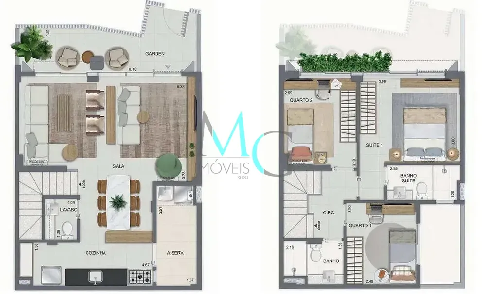 Casa, 2 quartos, 88 m² - Foto 40