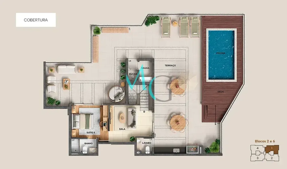 Cobertura, 4 quartos, 351 m² - Foto 25