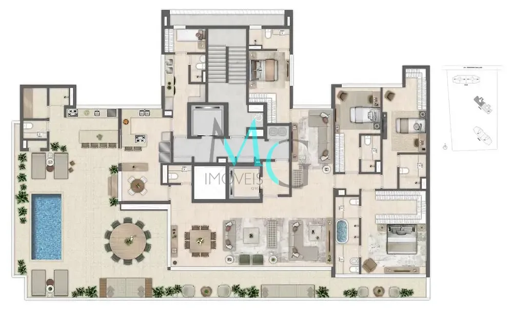 Apartamento, 4 quartos, 154 m² - Foto 75