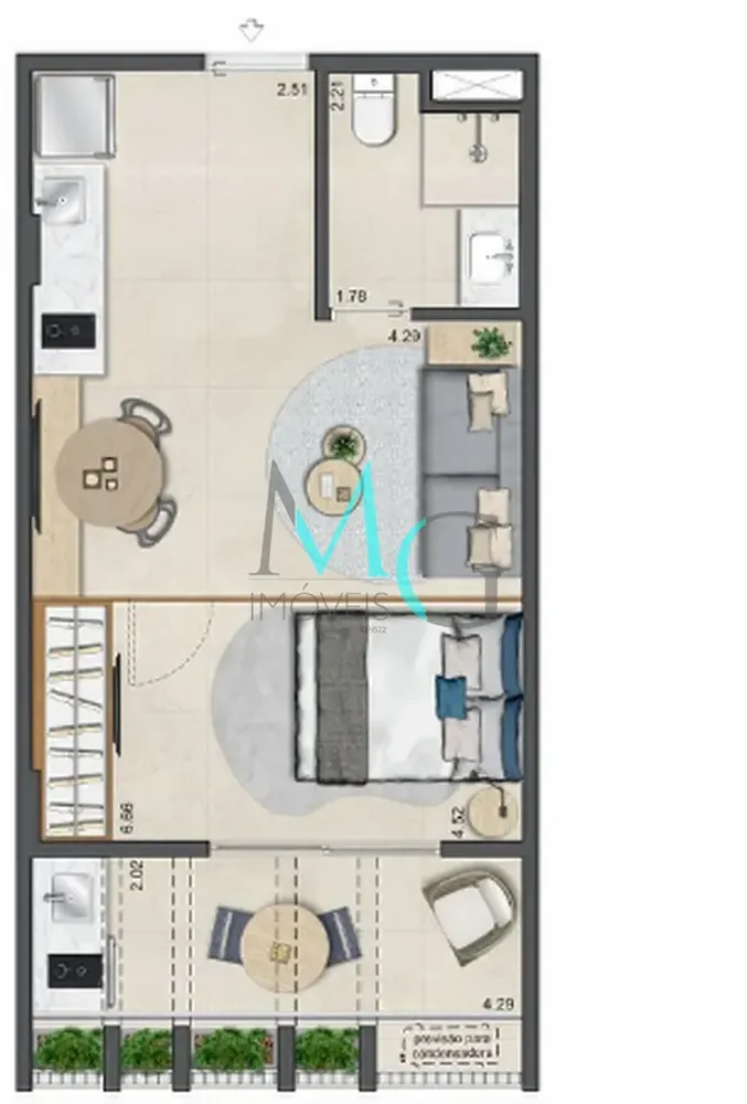 Apartamento, 2 quartos, 61 m² - Foto 14