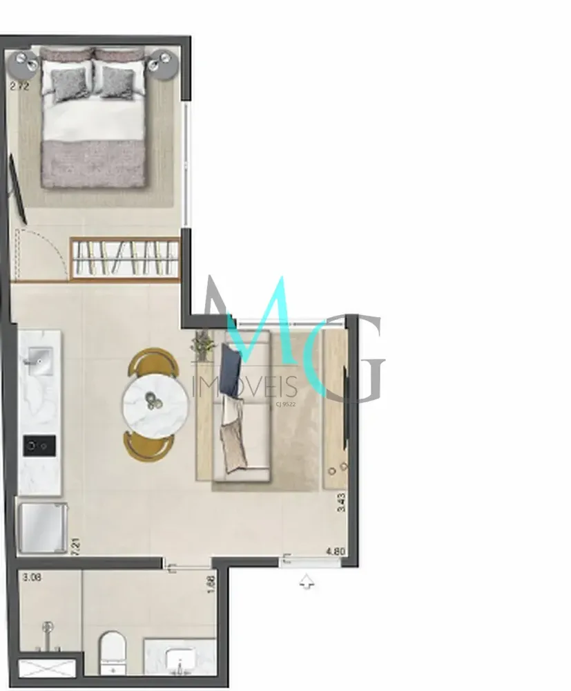 Apartamento, 2 quartos, 61 m² - Foto 13