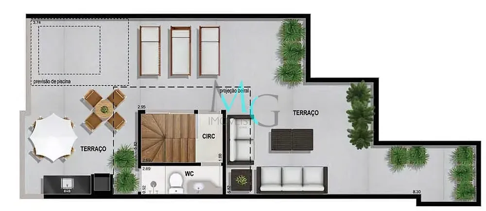 Apartamento, 2 quartos, 57 m² - Foto 63