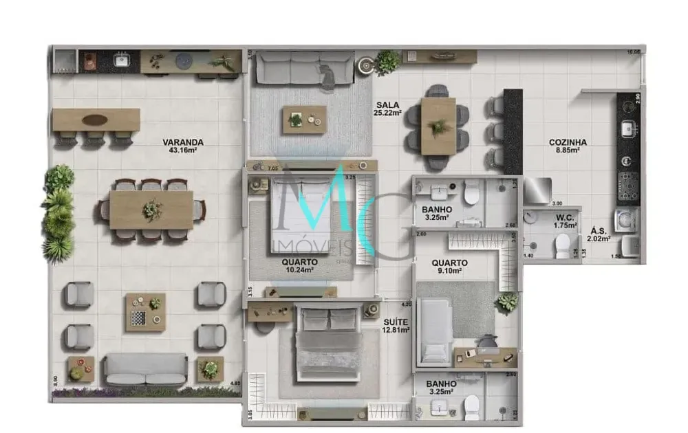 Cobertura, 3 quartos, 108 m² - Foto 11