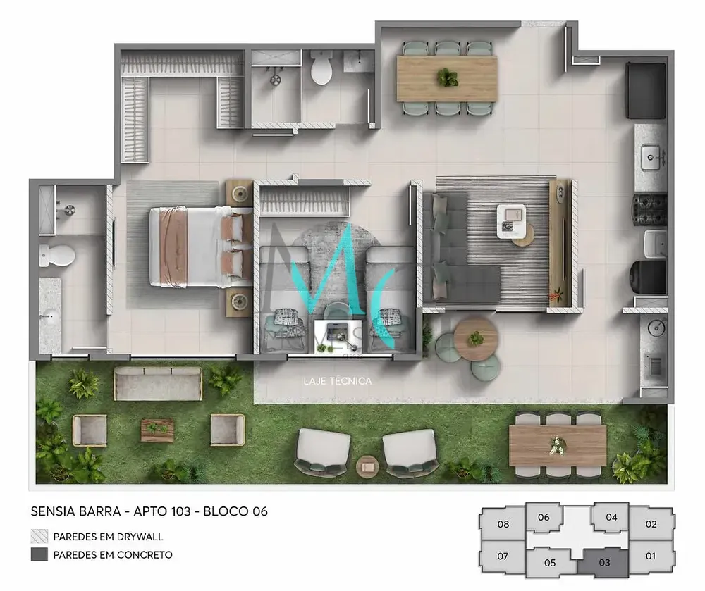 Apartamento, 2 quartos, 57 m² - Foto 23