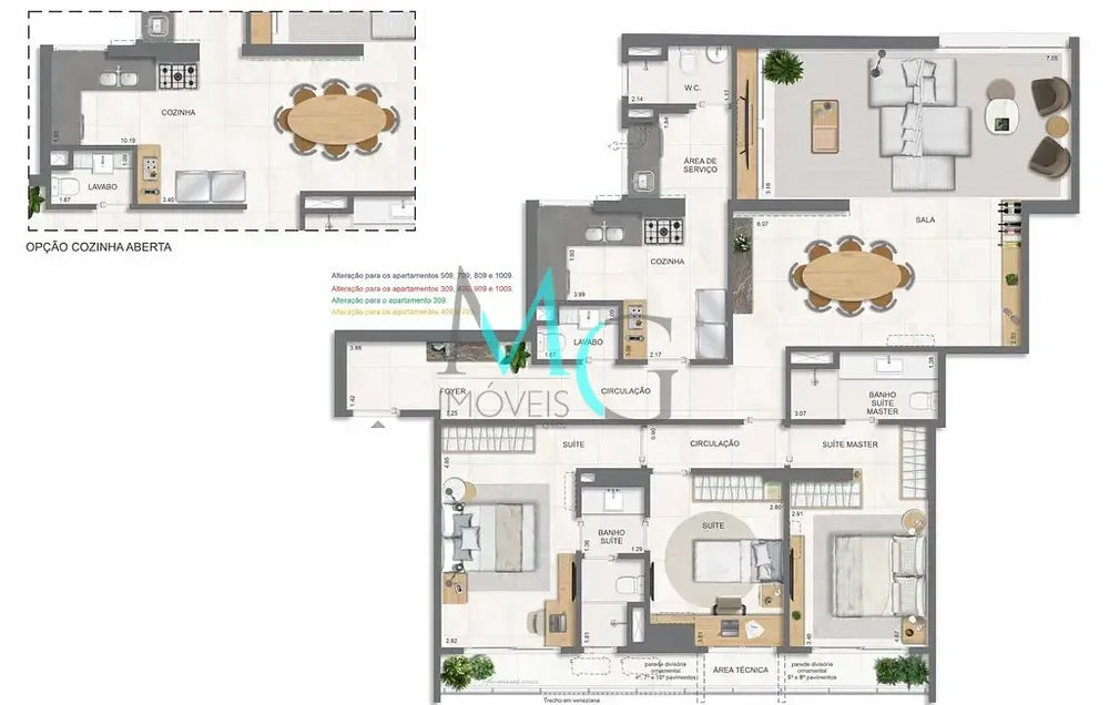 Apartamento, 3 quartos, 131 m² - Foto 44