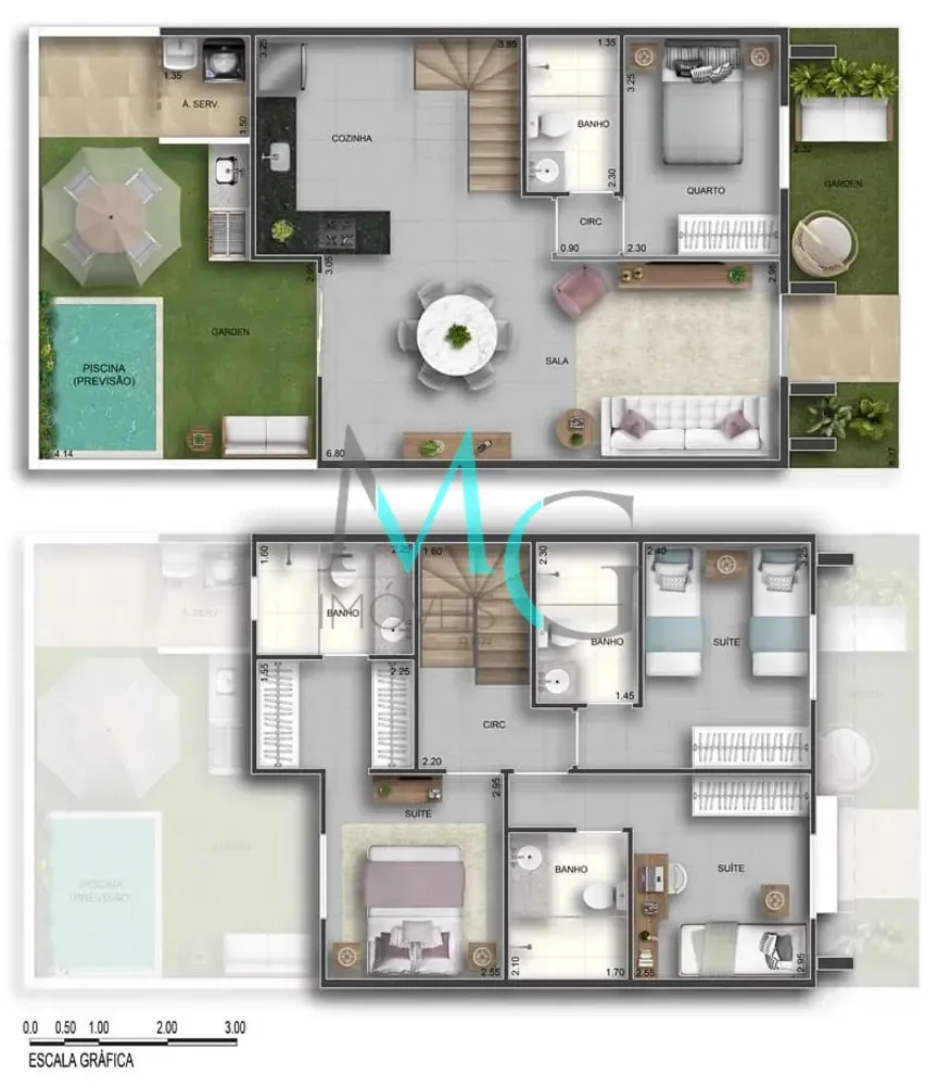 Casa, 2 quartos, 96 m² - Foto 25