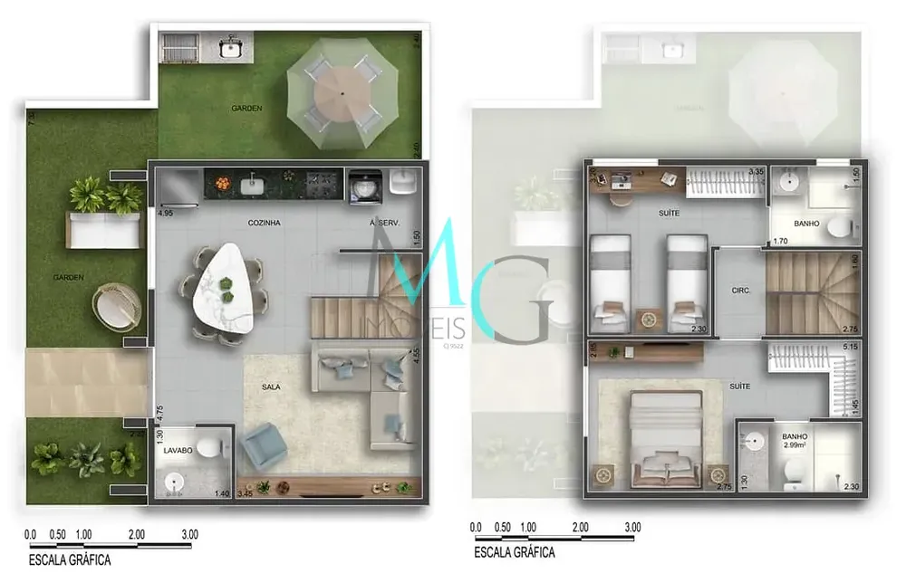 Casa, 2 quartos, 96 m² - Foto 22