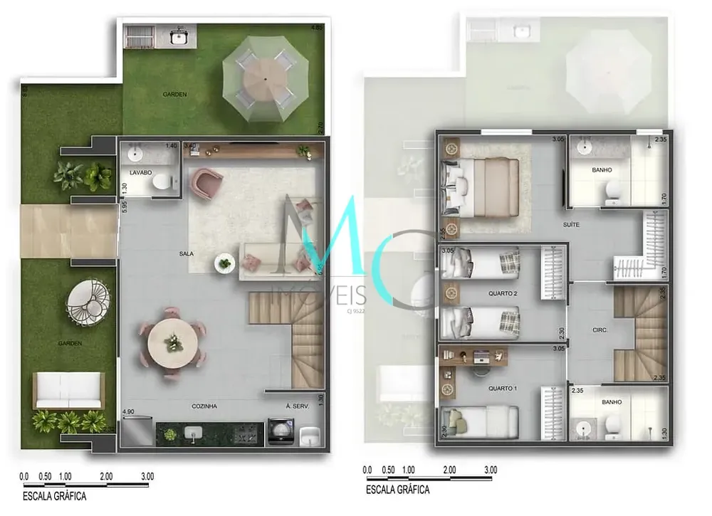 Casa, 2 quartos, 96 m² - Foto 24