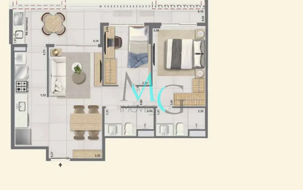 Cobertura, 4 quartos, 263 m² - Foto 63