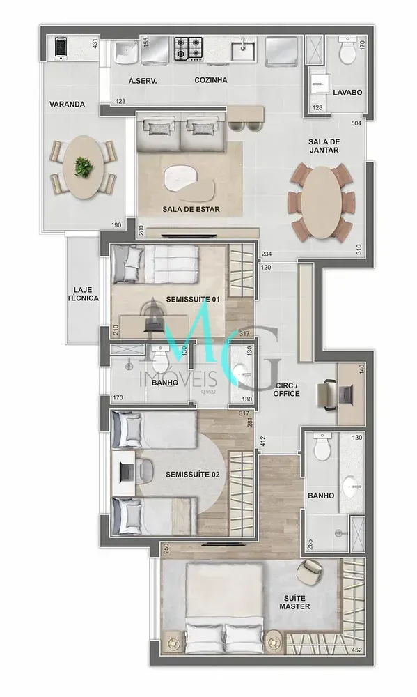 Cobertura, 3 quartos, 181 m² - Foto 70