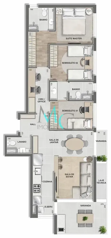 Cobertura, 3 quartos, 181 m² - Foto 71