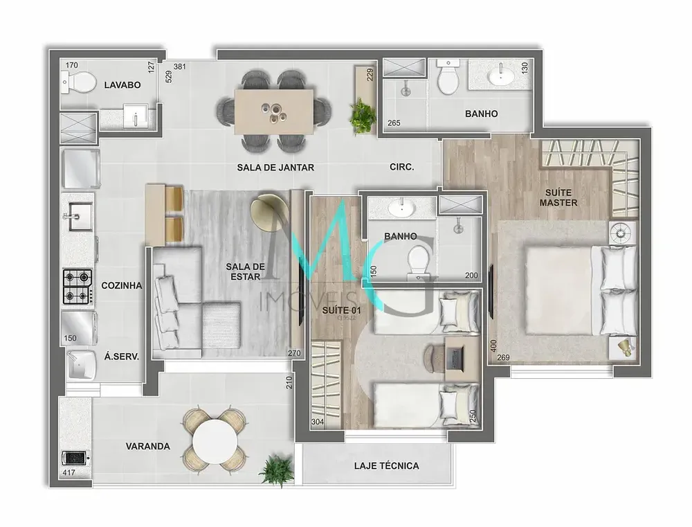 Cobertura, 3 quartos, 181 m² - Foto 66