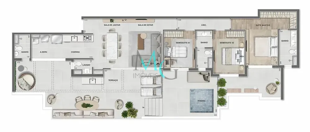 Cobertura, 3 quartos, 181 m² - Foto 73