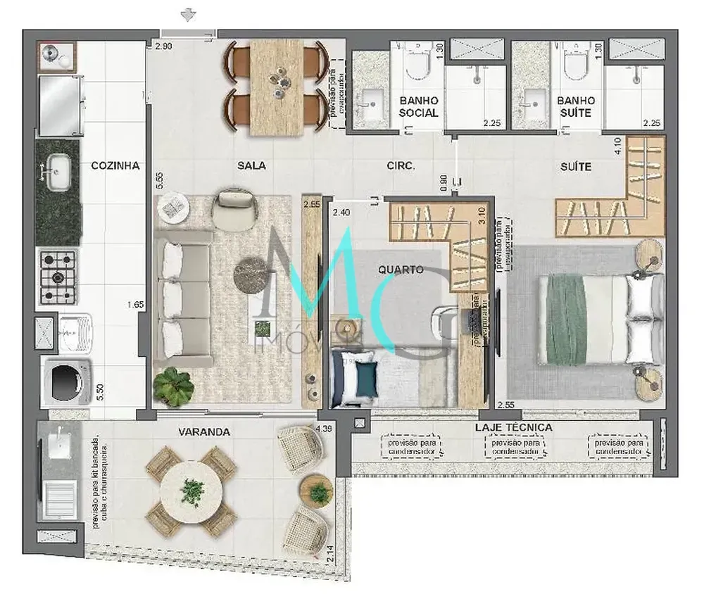 Apartamento, 4 quartos, 131 m² - Foto 39