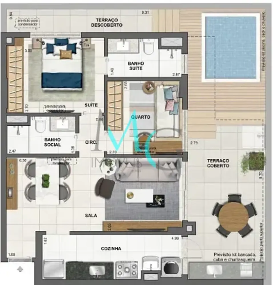 Apartamento, 4 quartos, 165 m² - Foto 59