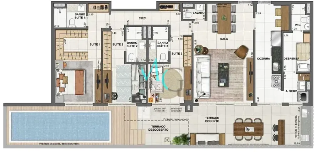 Apartamento, 4 quartos, 165 m² - Foto 47