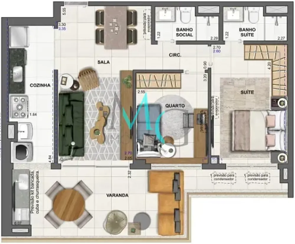 Apartamento, 4 quartos, 165 m² - Foto 55