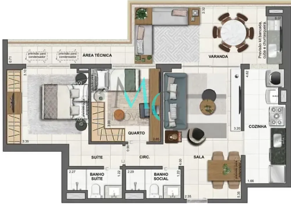 Apartamento, 4 quartos, 165 m² - Foto 61