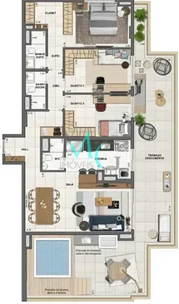 Apartamento, 4 quartos, 165 m² - Foto 66