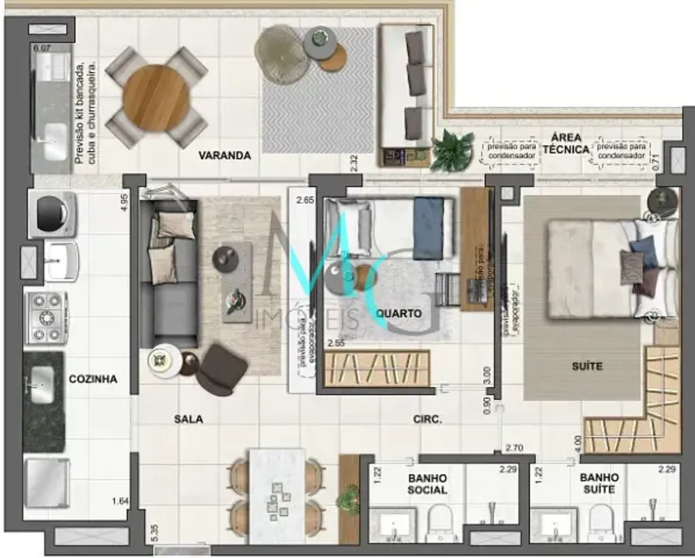 Apartamento, 4 quartos, 165 m² - Foto 51