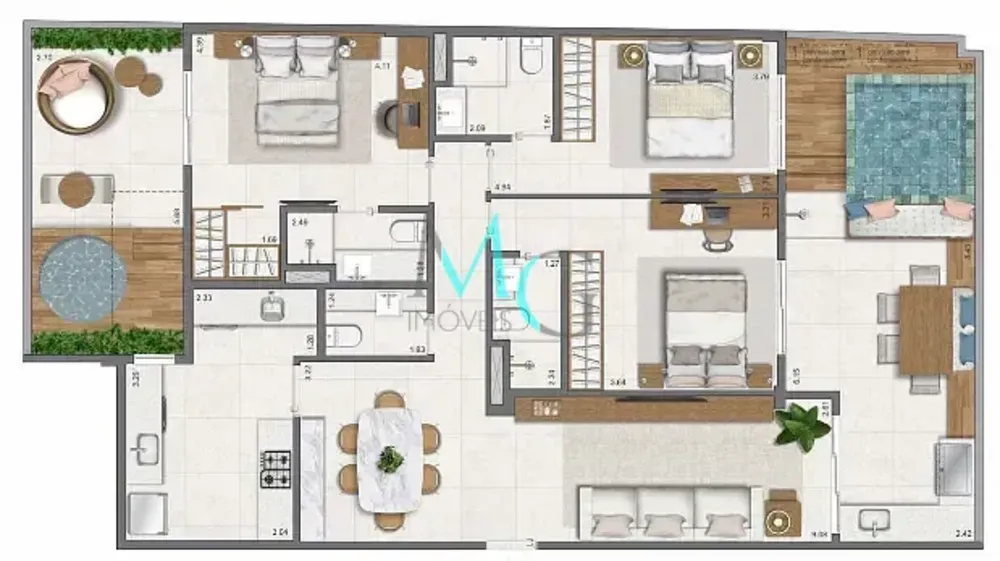 Apartamento, 3 quartos, 83 m² - Foto 28