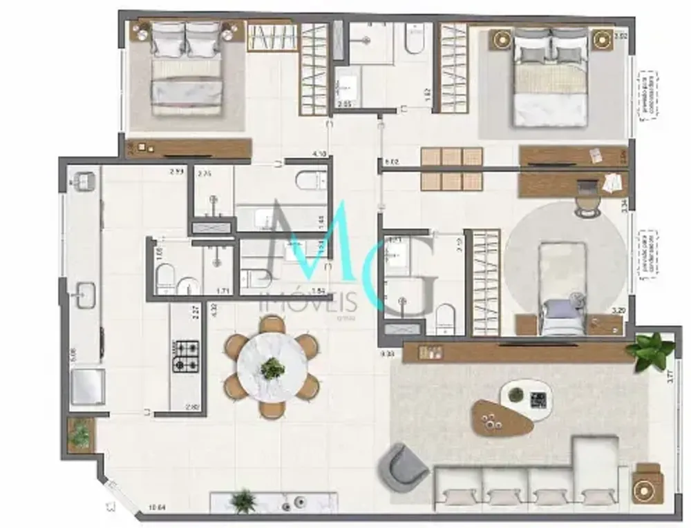 Apartamento, 3 quartos, 83 m² - Foto 21
