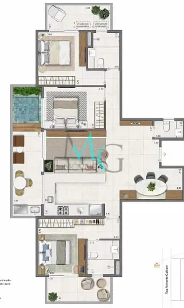 Apartamento, 3 quartos, 83 m² - Foto 22
