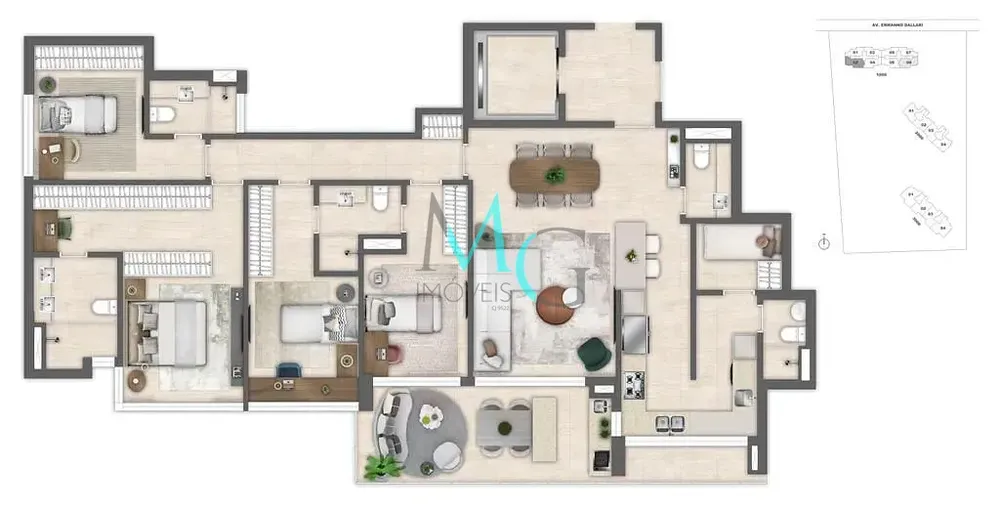 Cobertura, 4 quartos, 376 m² - Foto 108