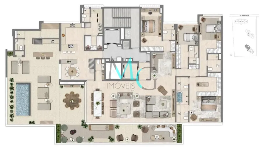 Cobertura, 4 quartos, 376 m² - Foto 116