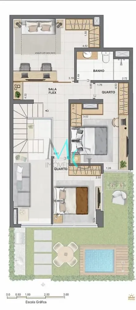 Apartamento, 2 quartos, 65 m² - Foto 53
