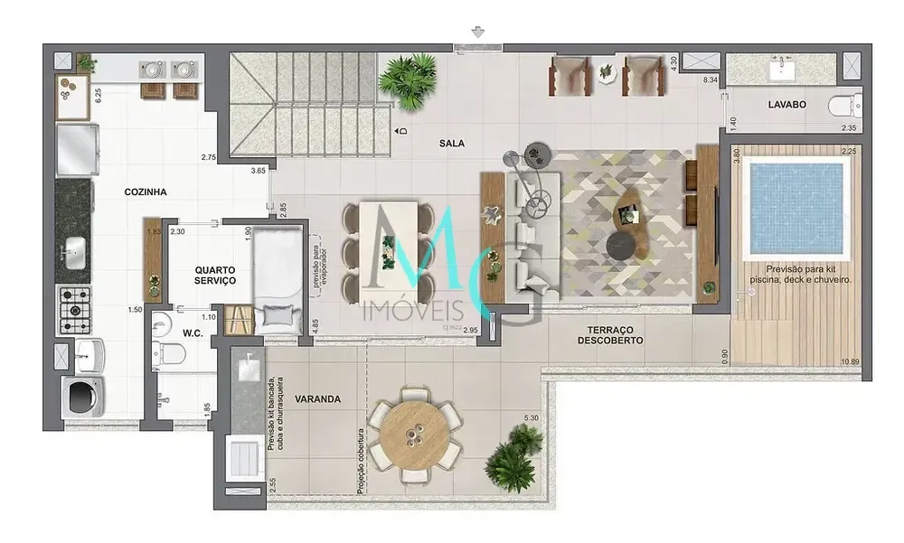 Apartamento, 3 quartos, 95 m² - Foto 60