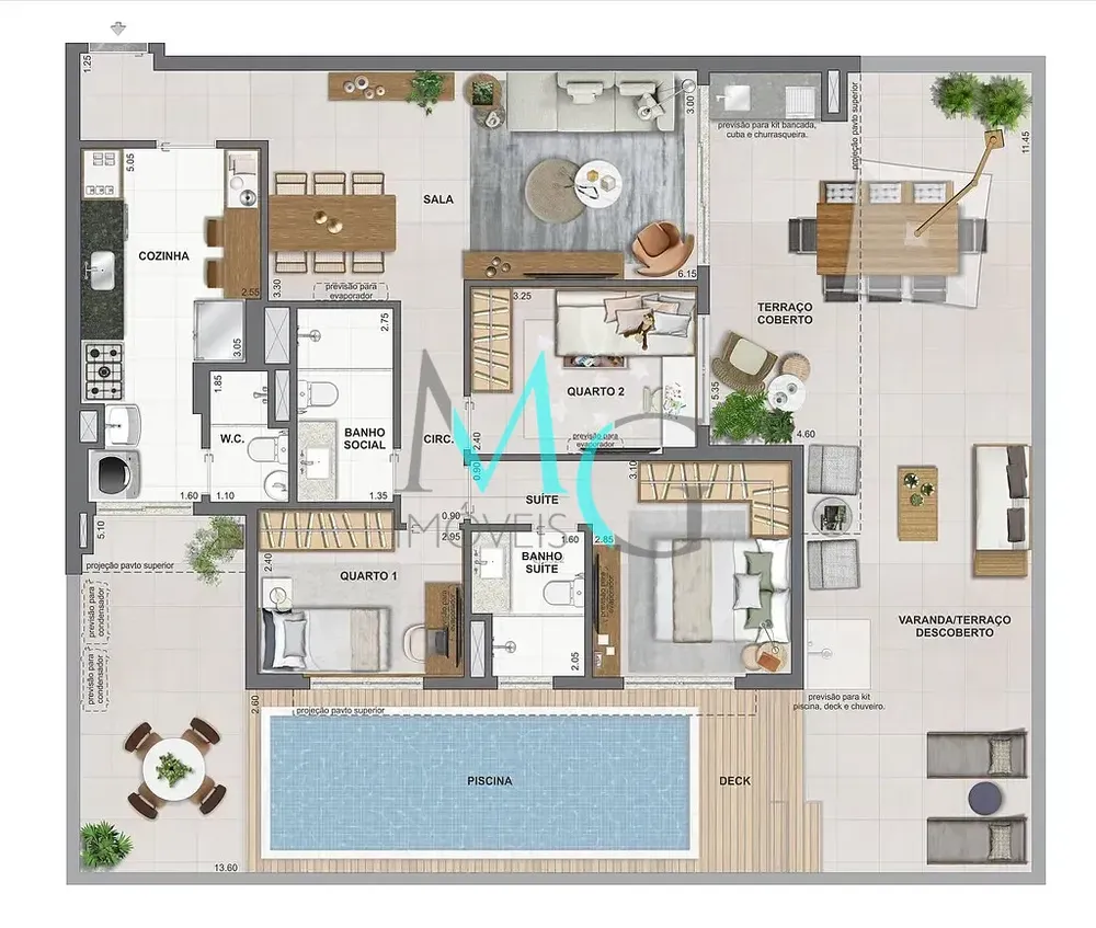 Apartamento, 3 quartos, 95 m² - Foto 53