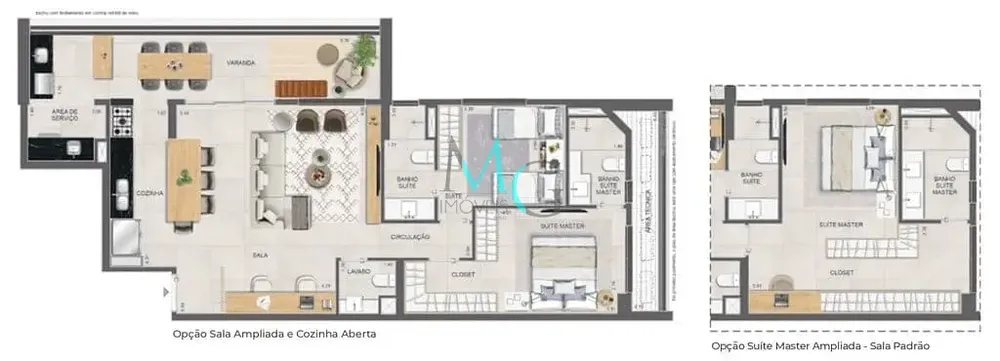 Cobertura, 3 quartos, 238 m² - Foto 2