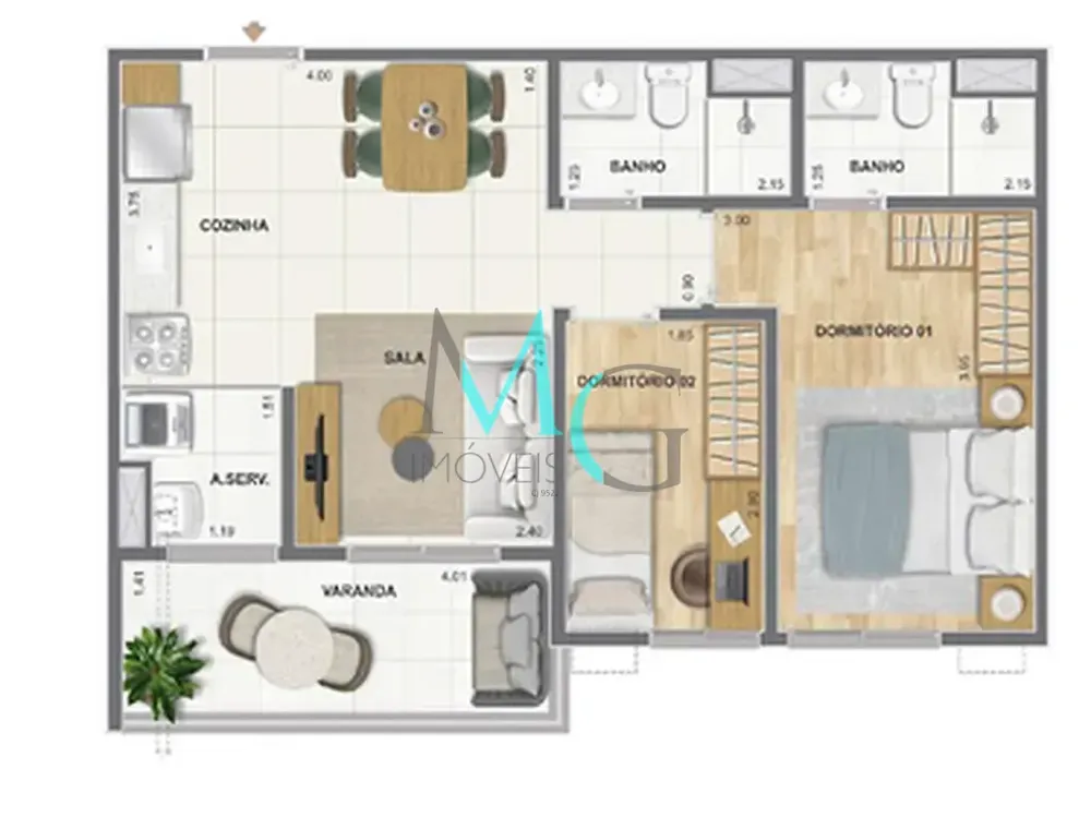 Apartamento, 1 quarto, 31 m² - Foto 26