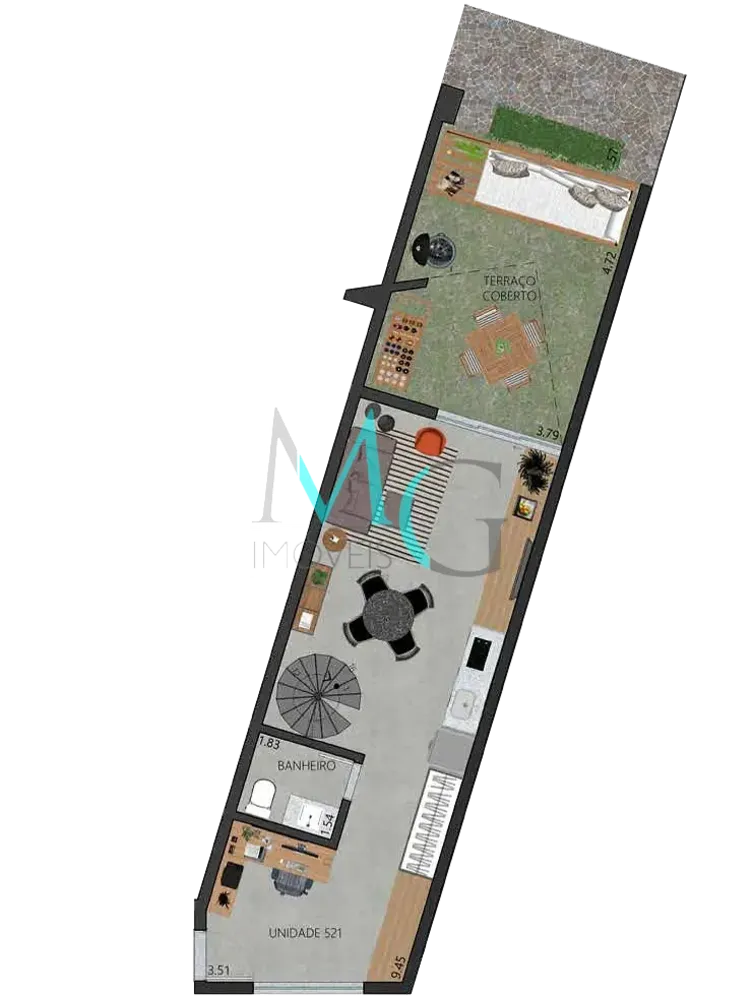 Apartamento, 1 quarto, 52 m² - Foto 90