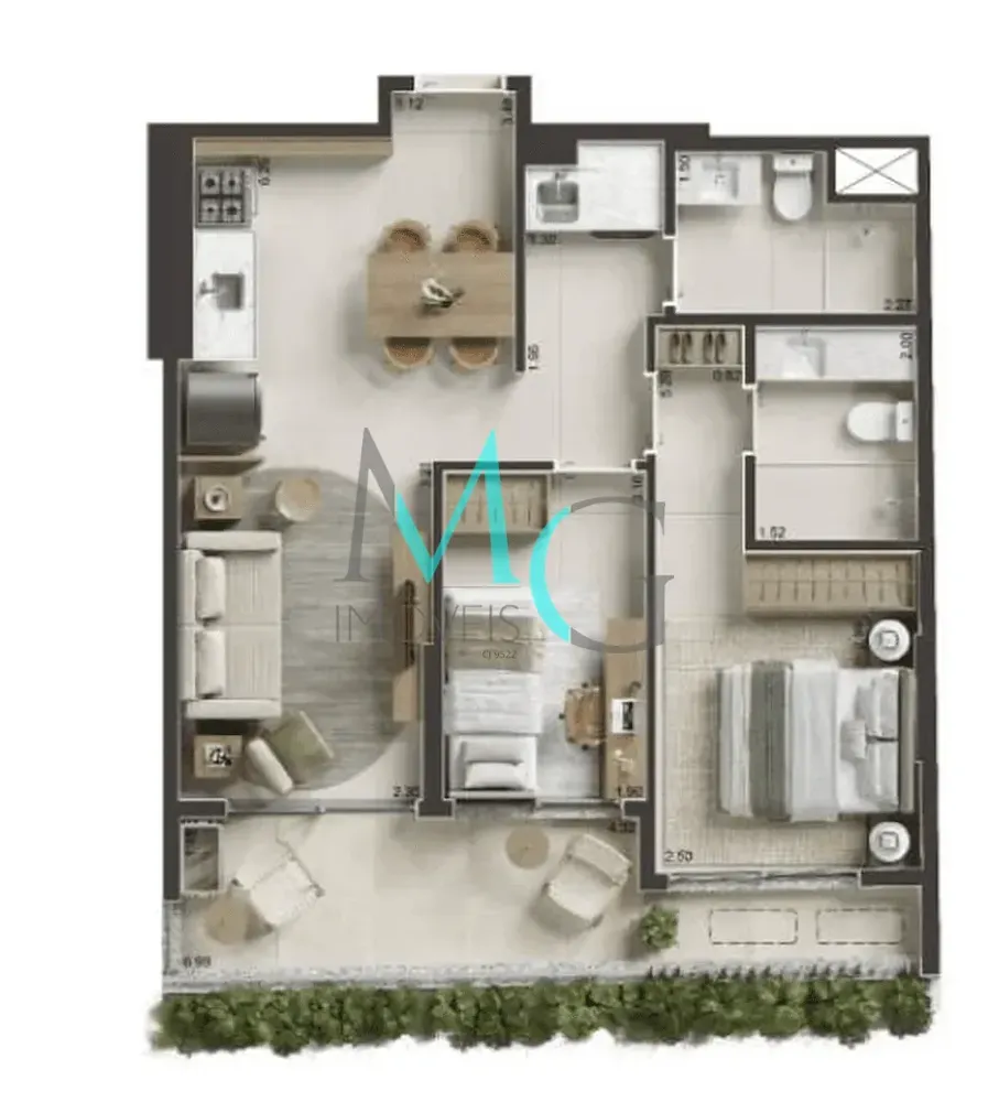 Apartamento, 1 quarto, 41 m² - Foto 70