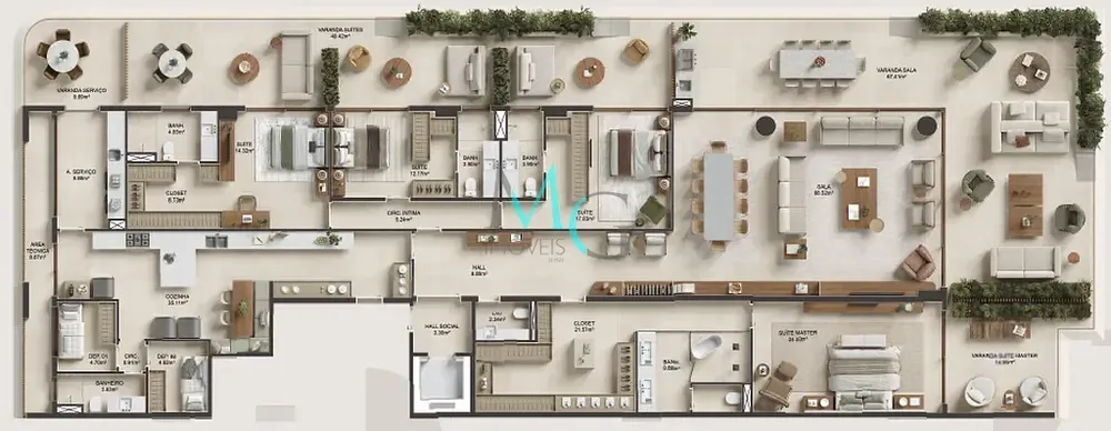 Apartamento, 4 quartos, 462 m² - Foto 34