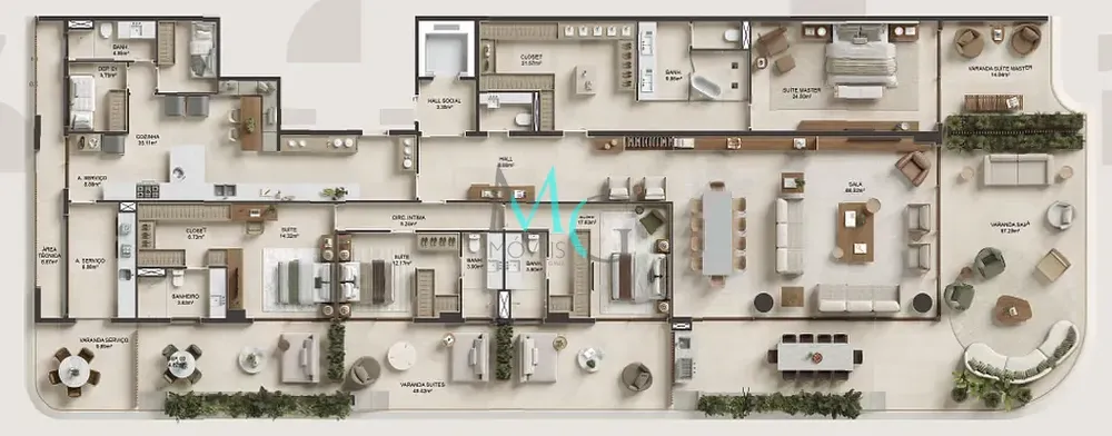 Apartamento, 4 quartos, 462 m² - Foto 33