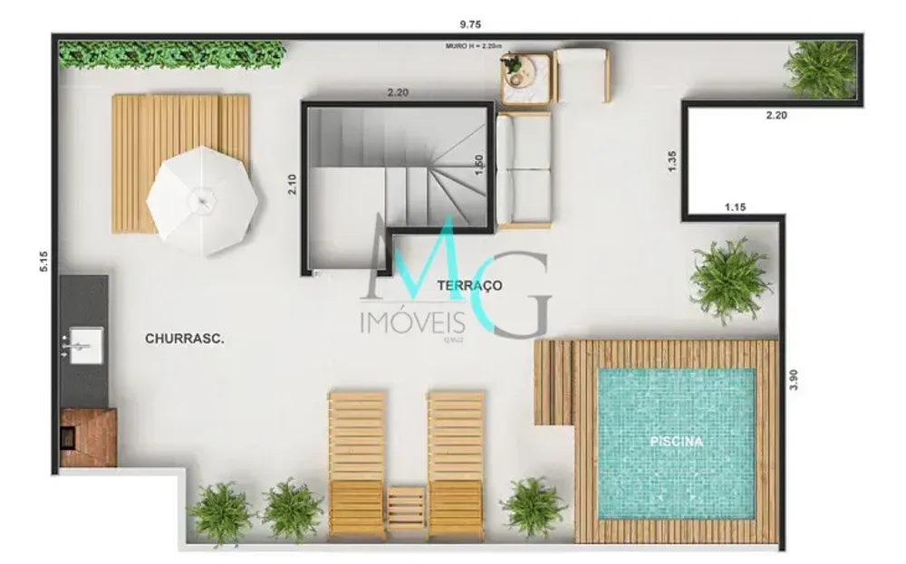 Apartamento, 2 quartos, 43 m² - Foto 29