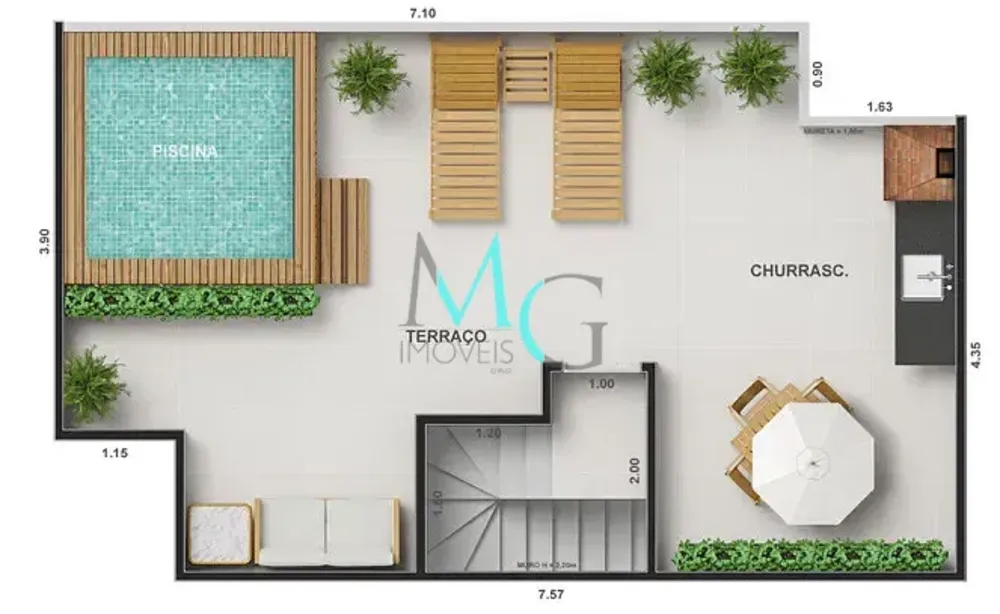 Apartamento, 2 quartos, 43 m² - Foto 26