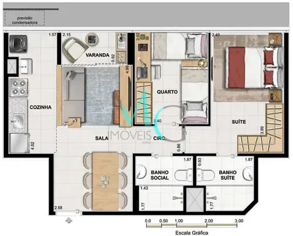 Apartamento, 2 quartos, 55 m² - Foto 29